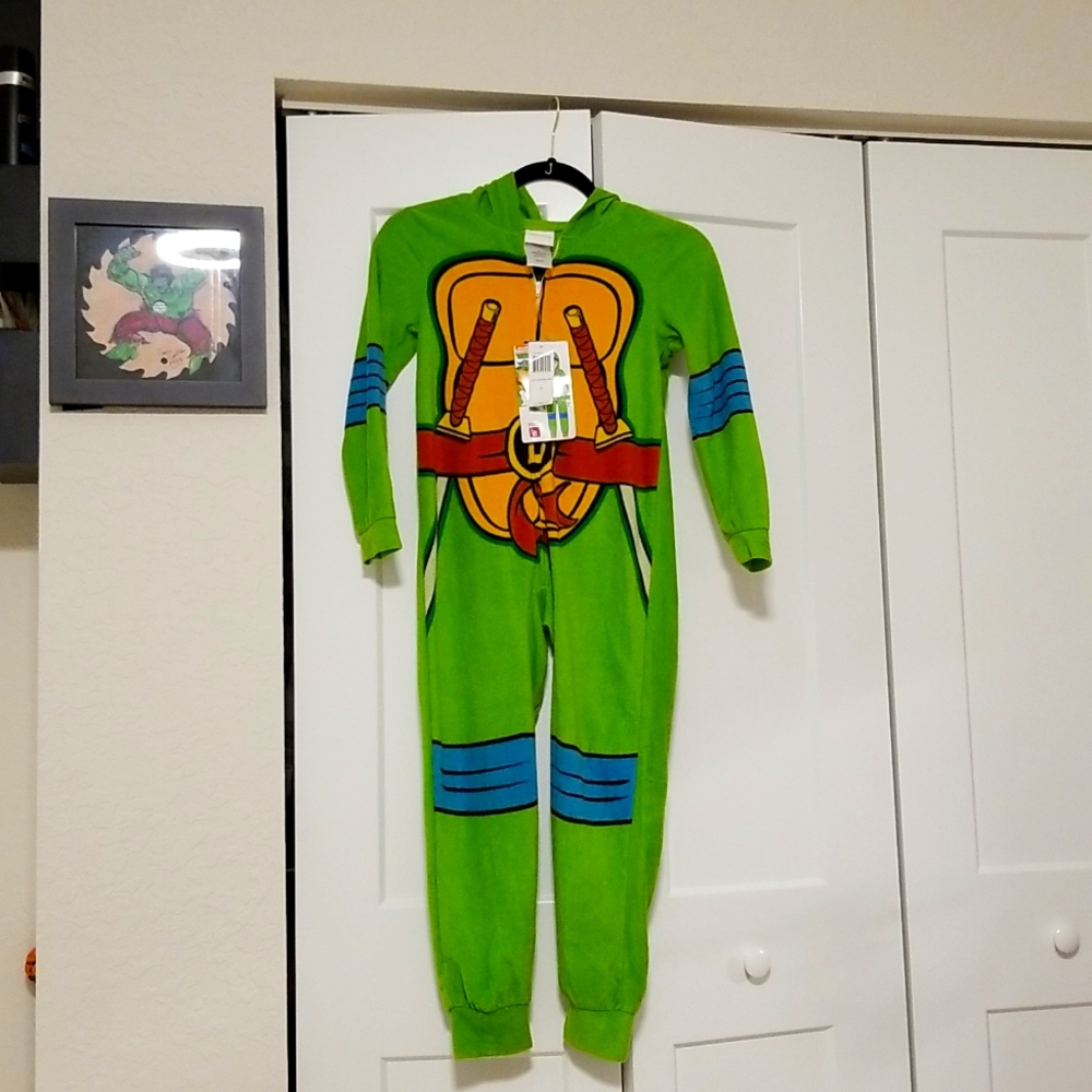 Kids ninja turtles (leo) zip up pjs